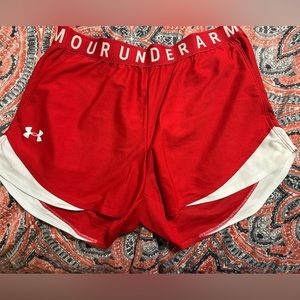Red Under Armour Shorts